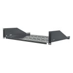 Accesorio de rack de Intellinet, modelo 710954. Un cajón metálico 1U para montaje en bastidores de servidor, ideal para organización de equipos.