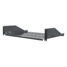 Accesorio de rack de Intellinet, modelo 710954. Un cajón metálico 1U para montaje en bastidores de servidor, ideal para organización de equipos.