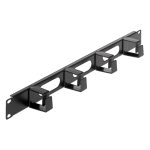 Intellinet panel de gestión de cables de 1U para rack de 19 pulgadas, SKU 711050