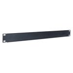Intellinet Panel Ciego de Bastidor 1U de Acero Negro SKU 712675, accesorio para organizar y proteger los racks de red