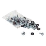 Paquete de 100 juegos de tornillos M6 con tuerca enjaulada fabricados por Intellinet, SKU 713658