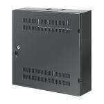 Imagen del Intellinet armario rack 2U/4U para montaje en pared, color negro, SKU 713689