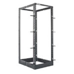 Imagen del armario rack Intellinet 714242, un rack independiente de 26U en color negro con estructura robusta y espaciosa.