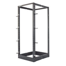 Imagen del armario rack Intellinet 714242, un rack independiente de 26U en color negro con estructura robusta y espaciosa.
