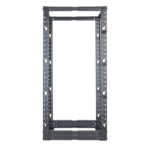 Imagen del armario rack Intellinet 714242, un rack independiente de 26U en color negro con estructura robusta y espaciosa.