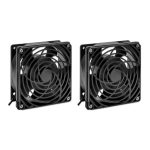 Ventilador de refrigeración Intellinet 716154 para bastidores, compacto, silencioso y eficiente en la gestión térmica de equipos electrónicos