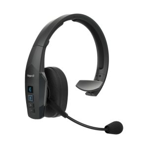 Auriculares inalámbricos Jabra BlueParrott B450-XT con conexión Bluetooth y puerto USB Tipo C, ideales para uso en coche o oficina en casa, color negro. SKU 204270.