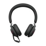 Auriculares Jabra Evolve2 40 SE alámbricos con diadema para llamadas y música, conectividad USB Type-C y USB Type-A en color negro. SKU 24189-989-799