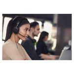 Auriculares Jabra Evolve2 40 SE alámbricos con diadema para llamadas y música, conectividad USB Type-C y USB Type-A en color negro. SKU 24189-989-799