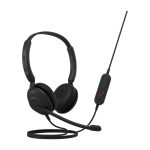 Auriculares alámbricos Jabra Evolve 10 con diadema para oficina y centros de llamadas, conexión USB tipo A, color negro. SKU 2699-820-109