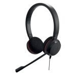 Auriculares alámbricos Jabra Evolve 20 con diadema, ideales para oficina o centro de llamadas, con conectores USB Type-C y USB Type-A. SKU: 4999-829-269.