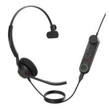 Auriculares alámbrico Jabra 5093-299-2259 con diadema para oficina y centro de llamadas, conexión USB Tipo C, color negro, SKU 5093-299-2269