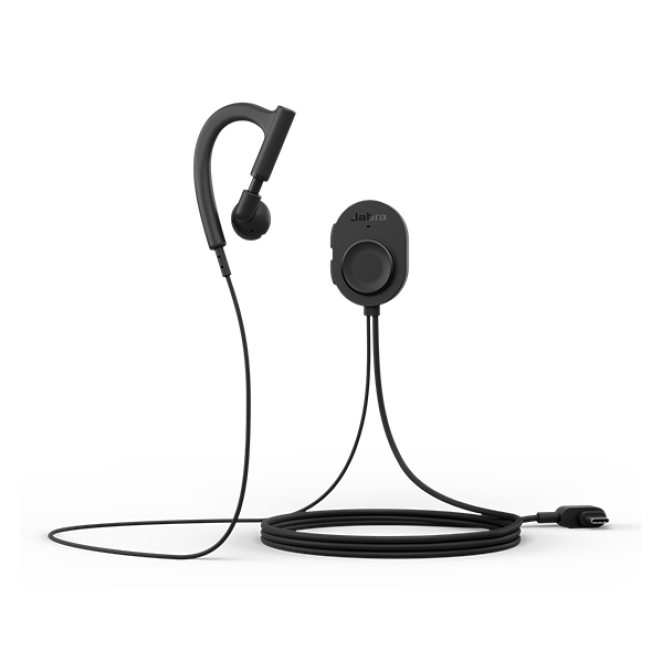 Jabra Perform 10 auriculares alámbricos con USB Tipo C y gancho de oreja Jabra Perform 10 Auriculares Alámbrico, gancho de oreja, USB Tipo C, color negro. SKU: 5121-119