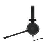 Auriculares diadema Jabra Evolve 30 II alámbricos en color negro, ideales para oficina o centro de llamadas, con conectividad USB Type-C y USB Type-A. SKU: 5393-823-369