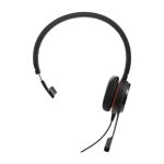Auriculares alámbricos Jabra Evolve 30 II, diadema para oficina y centro de llamadas, color negro, con conexiones USB Type-C y USB Type-A. SKU: 5393-829-369
