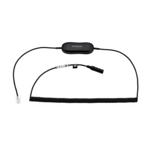 Cable de conexión Jabra para auriculares. Ideal para mejora de calidad de audio. SKU: 88011-100