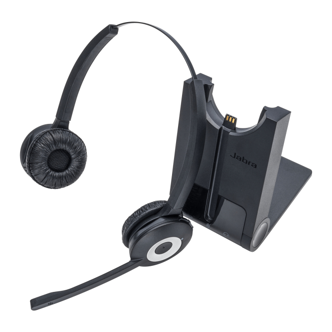 Jabra Pro 920 Duo Auriculares Diadema Inalámbrica para Oficina Jabra Pro 920 Duo auriculares inalámbricos de diadema en color negro para oficina y centro de llamadas, SKU 920-29-508-101