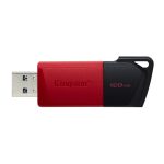 Unidad USB Kingston Technology DataTraveler Exodia M con 128GB de almacenamiento, USB 3.2 Gen1, colores negro y rojo. SKU: DTXM/128GB