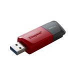 Unidad USB Kingston Technology DataTraveler Exodia M con 128GB de almacenamiento, USB 3.2 Gen1, colores negro y rojo. SKU: DTXM/128GB