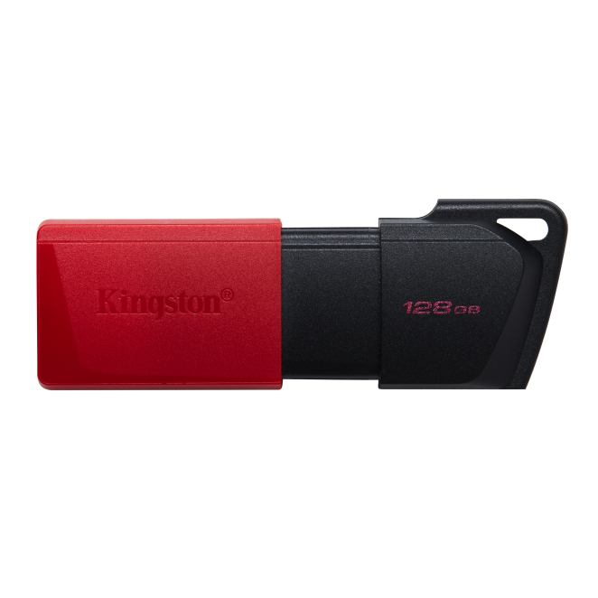 Kingston USB 3.2 Exodia M 128GB, Negro + Rojo Unidad USB Kingston Technology DataTraveler Exodia M con 128GB de almacenamiento, USB 3.2 Gen1, colores negro y rojo. SKU: DTXM/128GB