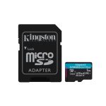 Kingston Technology Tarjeta microSDXC Canvas Go Plus Gen4 de 1 TB con velocidad de 200 MB/s, A2 U3 V30 y adaptador, SKU SDCG4/1TB
