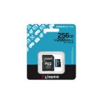 Kingston Technology Tarjeta microSDXC Canvas Go Plus Gen4 de 256 GB, velocidad 200 MB/s, A2 U3 V30 y adaptador, SKU SDCG4/256GB