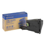 Cartucho de tóner original Kyocera TK-1125 en color negro para impresoras, SKU 1T02M70NL1