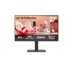 Monitor LG 27BA45QB-B, pantalla para PC de 27 pulgadas, resolución 2560 x 1440 píxeles, color negro, SKU 27BA45QB-B.AEU
