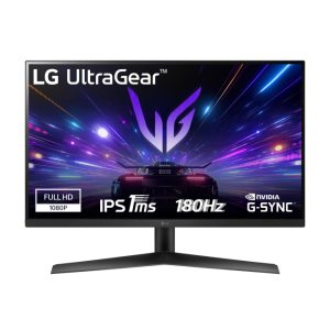 Imagen de la LG 27GS60F pantalla para PC de 27 pulgadas con resolución de 1920 x 1080 píxeles, Full HD LCD en color negro. SKU: 27GS60F-B.AEU
