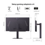 Imagen de la pantalla LG 27GX704A-B para PC con 68,6 cm (27 pulgadas) y resolución 2560 x 1440 Pixeles Quad HD en color negro. SKU: 27GX704A-B