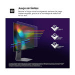 Imagen de la pantalla LG 27GX704A-B para PC con 68,6 cm (27 pulgadas) y resolución 2560 x 1440 Pixeles Quad HD en color negro. SKU: 27GX704A-B