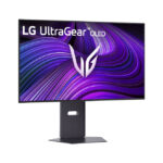 Pantalla para PC LG 32GX850A-B de 81,3 cm (32 pulgadas) con resolución 3840 x 2160 pixeles 4K Ultra HD, en color negro. SKU: 32GX850A-B