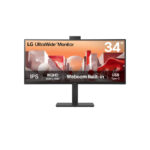 Monitor LG 34BA85QE-B, 34 pulgadas, 3440 x 1440 pixeles, Wide Quad HD, LCD, color negro, SKU 34BA85QE-B.AEU