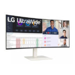 LG 38WR85QC-W pantalla para PC de 96,5 cm (38 pulgadas), resolución 3840 x 1600 píxeles, UltraWide Quad HD LCD en color blanco, SKU 38WR85QC-W.AEU