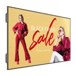 LG 98UM5K-B, una pantalla plana para señalización digital de 98 pulgadas con tecnología LED, resolución 4K Ultra HD, conectividad Wifi, y un brillo de 500 cd/m²