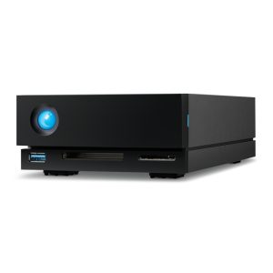 LaCie 1big Dock disco duro externo de 24 TB a 7200 RPM, 3.5 pulgadas, USB Type-A y USB Type-C 3.2 Gen 1 (3.1 Gen 1), color negro, SKU STHS24000800