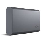 LaCie Mobile SSD Secure de 2 TB, USB Tipo C 3.2 Gen 2, color gris, SKU STKH2000800
