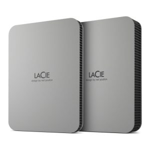 LaCie Mobile Drive 2022 disco duro externo de 2 TB, 2.5 pulgadas, USB Tipo C 3.2 Gen 1 en color plata, SKU STLP2000400