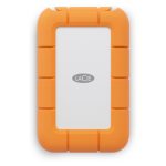 LaCie STMF1000400 unidad externa de estado sólido de 1 TB con conexión USB Tipo C y USB 3.2 Gen 2x2 en colores gris y naranja