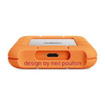 Imagen de la unidad externa de estado sólido LaCie STND4000400 de 4 TB con tecnología Thunderbolt y USB Tipo C. SKU: STND4000400