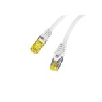 Lanberg cable de red gris de 0,5 m categoría 6a con blindaje S/FTP, modelo PCF6A-10CU-0050-S