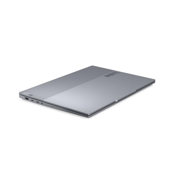Lenovo ThinkBook 16 G7 QOY Copilot+ PC Qualcomm Snapdragon X1P-42-100 Portátil 40,6 cm (16″) WUXGA 32 GB LPDDR5x-SDRAM 512 GB SSD Wi-Fi 7 (802.11be) Windows 11 Pro Gris 4 Lenovo ThinkBook 16 G7 QOY vista trasera y puertos