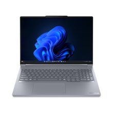 Portátil gris Lenovo ThinkBook 16p G6 IAX de 16 pulgadas WQXGA con Intel Core Ultra 7-255HX, 32GB DDR5-SDRAM, 1TB SSD, tarjeta gráfica NVIDIA GeForce RTX 5060, Wi-Fi 7 y Windows 11 Pro en español. SKU: 21R00013SP