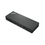 Lenovo 40B00300IT base para portátil y replicador de puertos alámbrico Thunderbolt 4, en colores negro y rojo. SKU 40B00300IT