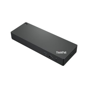 Lenovo 40B00300UK base para portátil y replicador de puertos alámbrico Thunderbolt 4 en negro y rojo, conectividad avanzada