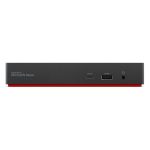Lenovo 40B20135IT base para portátil con replicador de puertos, conexión alámbrica, USB 3.2 Gen 1 Type-A y Type-C, color negro.