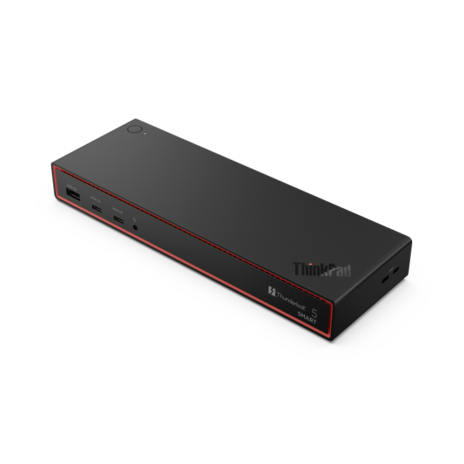 Lenovo ThinkPad Thunderbolt 5 Smart Dock 7500 Alámbrico Negro 5 Lenovo ThinkPad Thunderbolt 5 Smart Dock 7500 Diseño compact