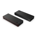 Base de acoplamiento alámbrica Lenovo ThinkPad USB4 Smart Dock 5500 en color negro con adaptador de 135W, SKU 40BC0135EU