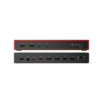 Imagen del Lenovo ThinkPad Thunderbolt 4 Smart Dock Gen2, estación de acoplamiento alámbrica negra, SKU 40BE0135EU. Compatible con múltiples dispositivos y optimizada para alto rendimiento.