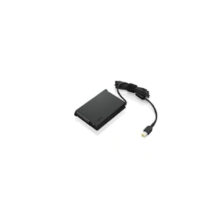 Imagen del adaptador de corriente interior Lenovo 135 W en color negro, SKU 4X20Q88543. Ideal para mantener tus dispositivos alimentados.